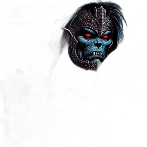 mask, face, creature, concept art transparent PNG cut-out