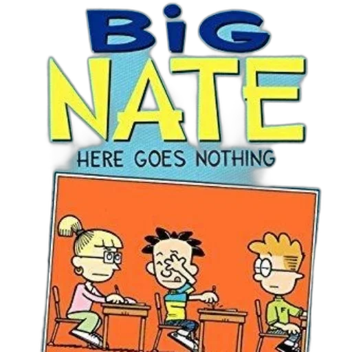 cartoon, comic book art, big, nate transparent PNG cut-out