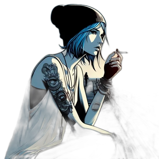 dress, concept art, comic book art, fantasy art transparent PNG cut-out