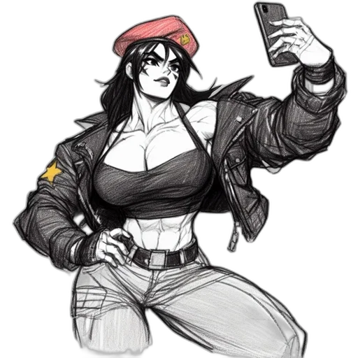 jacket, hat, weapon, concept art transparent PNG cut-out