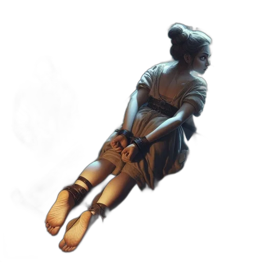 shoes, dress, staff, sword transparent PNG cut-out