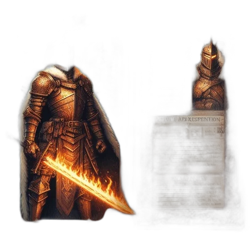 sword, weapon, staff, jacket transparent PNG cut-out