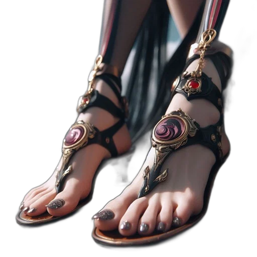 jewelry, shoes, weapon, fantasy art transparent PNG cut-out