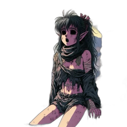 dress, creature, mask, concept art transparent PNG cut-out