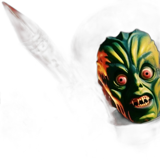 mask, creature, face, staff transparent PNG cut-out
