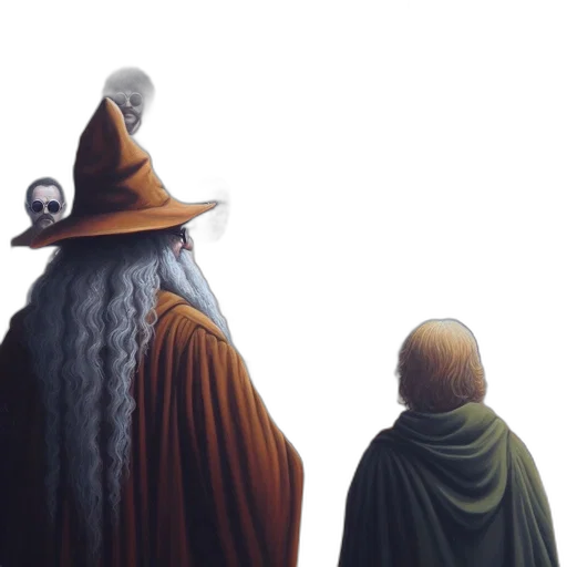 mask, staff, concept art, fantasy art transparent PNG cut-out