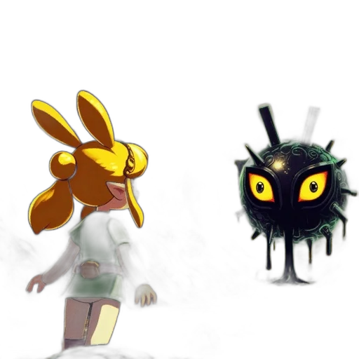 creature, mask, animal, concept art transparent PNG cut-out