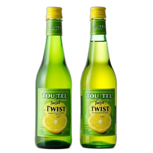 bottle, 3d render, toutel, twist transparent PNG cut-out