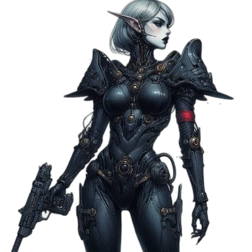 robot, weapon, staff, sword transparent PNG cut-out