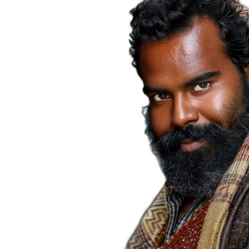 face, hair, man, beard transparent PNG cut-out