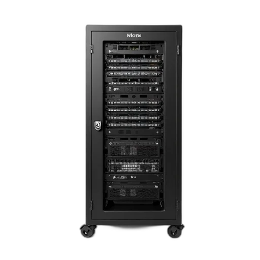 black, server, rack, multiple transparent PNG cut-out