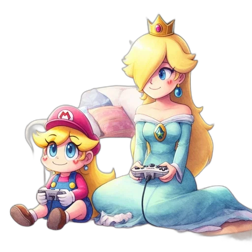 crown, dress, weapon, pixel art transparent PNG cut-out