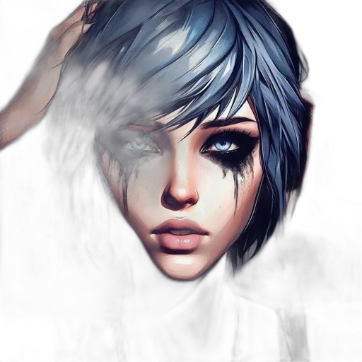 face, mask, photorealistic, fantasy art transparent PNG cut-out