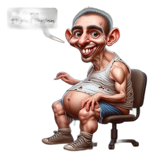 photorealistic, concept art, cartoon, 3d render transparent PNG cut-out
