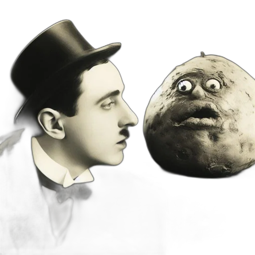face, mask, hat, creature transparent PNG cut-out