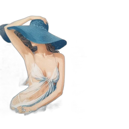 hat, dress, jewelry, mask transparent PNG cut-out