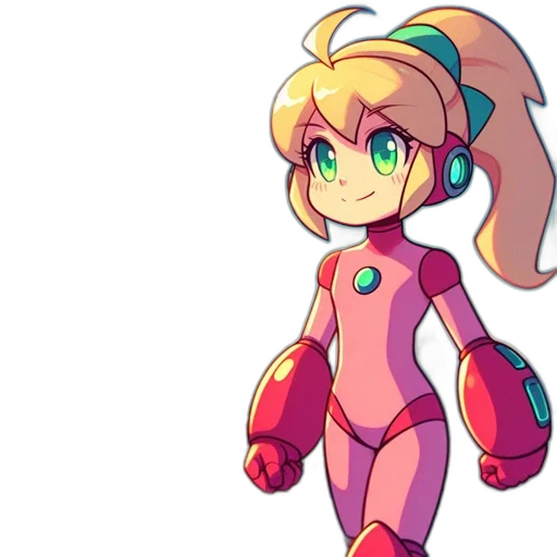 robot, weapon, staff, pixel art transparent PNG cut-out