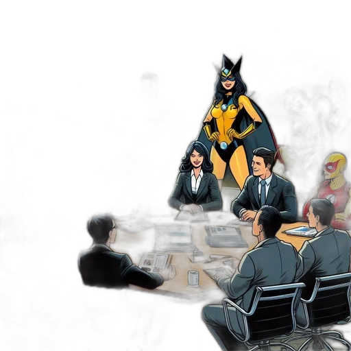 robot, jacket, concept art, comic book art transparent PNG cut-out