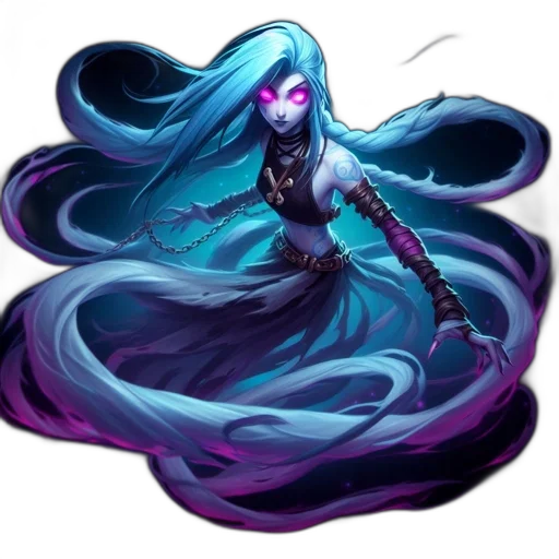 staff, hair, dragon, creature transparent PNG cut-out