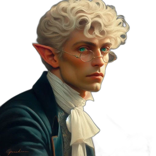 face, staff, fantasy art, photorealistic transparent PNG cut-out
