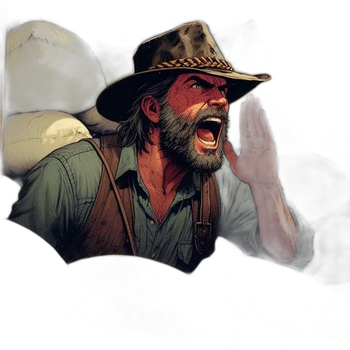 hat, face, weapon, animal transparent PNG cut-out