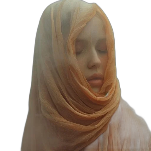 dress, face, mask, hair transparent PNG cut-out