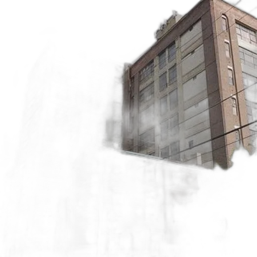building, robot, face, weapon transparent PNG cut-out