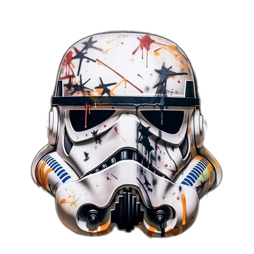 mask, concept art, photorealistic, comic book art transparent PNG cut-out