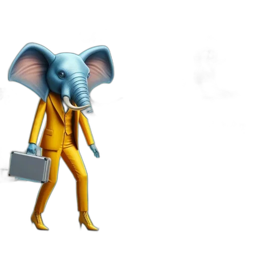 animal, creature, umbrella, staff transparent PNG cut-out
