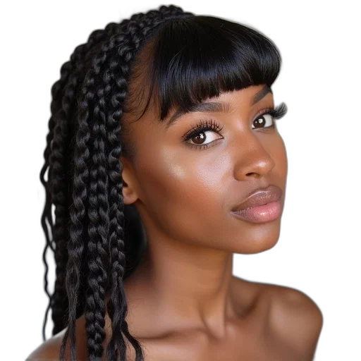 hair, crown, face, photorealistic transparent PNG cut-out