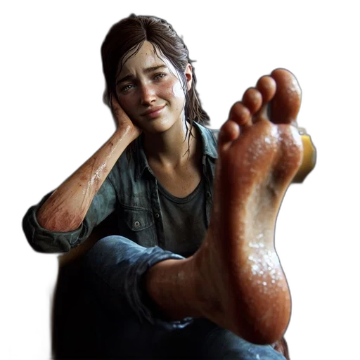 shoes, face, weapon, photorealistic transparent PNG cut-out