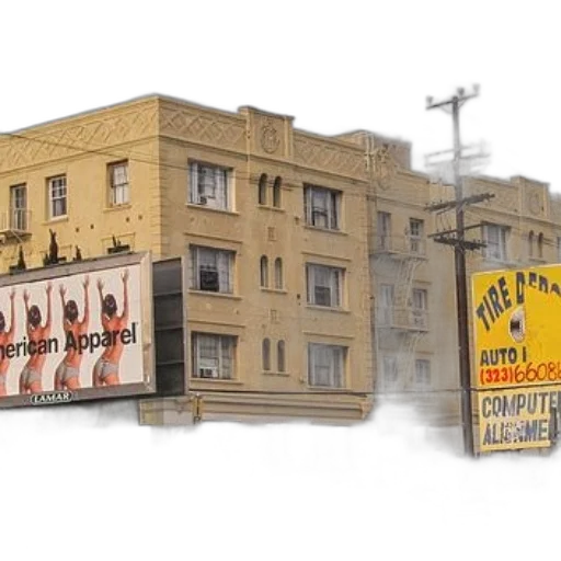 building, concept art, photorealistic, 3d render transparent PNG cut-out