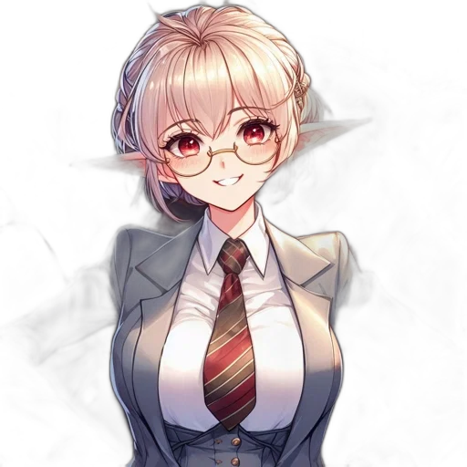staff, dress, jacket, face transparent PNG cut-out