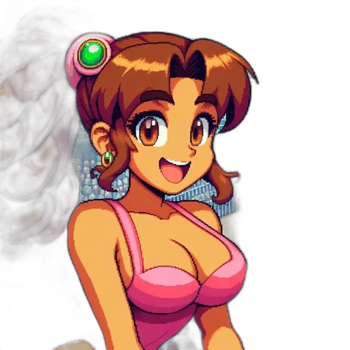 dress, pixel art, concept art, cartoon transparent PNG cut-out