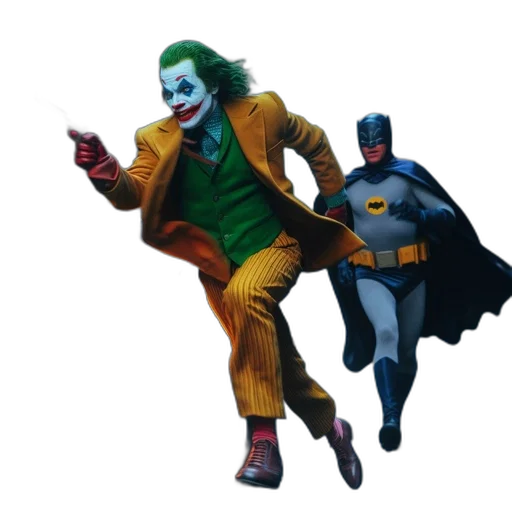 comic book art, concept art, iconic, characters transparent PNG cut-out