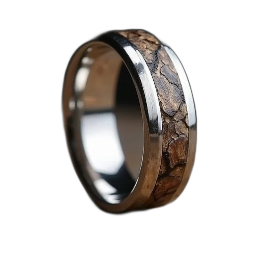 jewelry, 3d render, earth tones, titanium transparent PNG cut-out