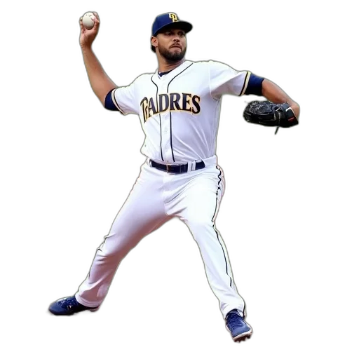 animal, baseball, player, white transparent PNG cut-out