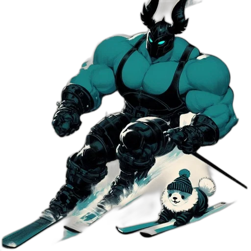 sword, weapon, robot, staff transparent PNG cut-out