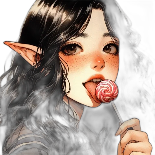 face, dragon, flower, mask transparent PNG cut-out