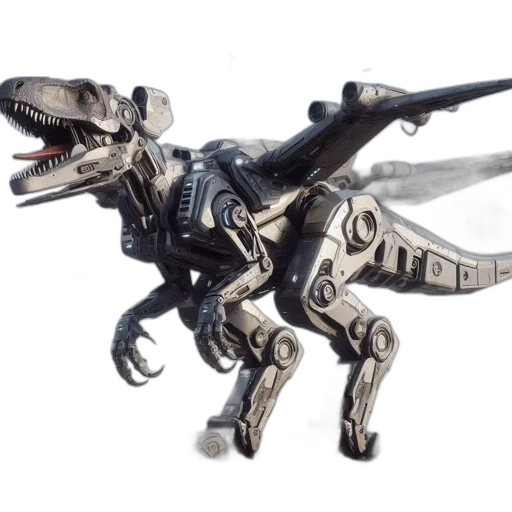 dragon, creature, animal, robot transparent PNG cut-out