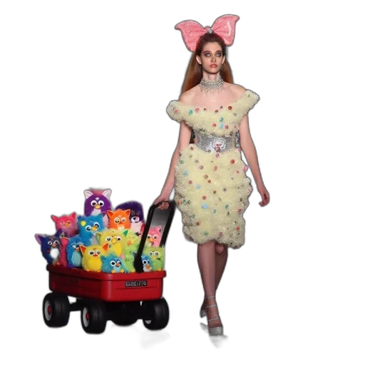 dress, creature, concept art, cartoon transparent PNG cut-out