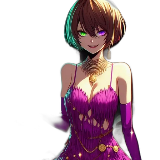 dress, staff, mask, jewelry transparent PNG cut-out