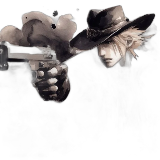 weapon, hat, concept art, comic book art transparent PNG cut-out