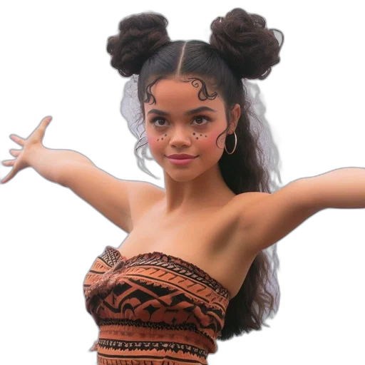 hair, mask, crown, creature transparent PNG cut-out