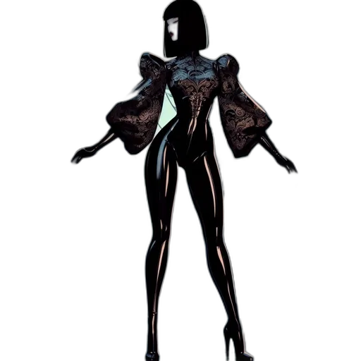 dress, robot, creature, mask transparent PNG cut-out