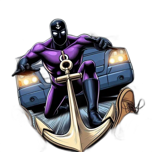 car, comic book art, concept art, cartoon transparent PNG cut-out