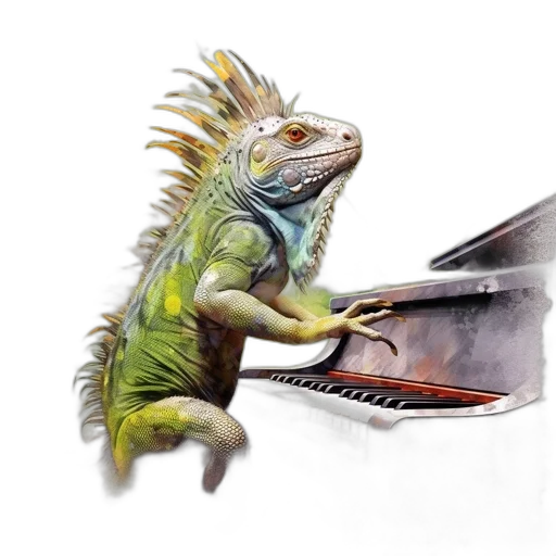 dragon, staff, animal, creature transparent PNG cut-out