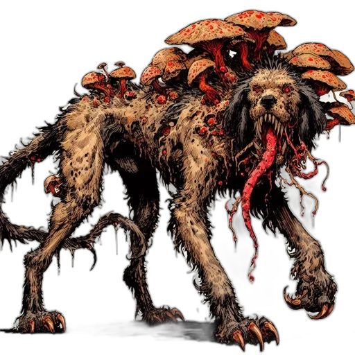 creature, animal, dragon, staff transparent PNG cut-out