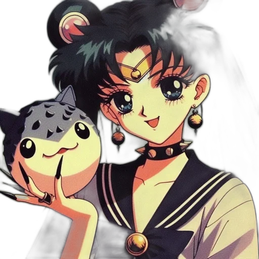 anime, cartoon, concept art, pixel art transparent PNG cut-out