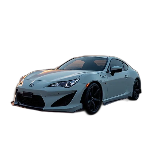 car, weapon, 3d render, photorealistic transparent PNG cut-out